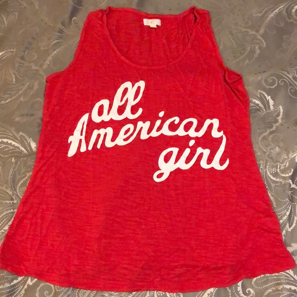 Red tank top - size medium
